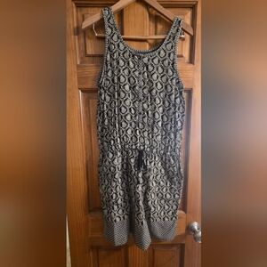 Lou & Grey Black and Cream Paisley Top